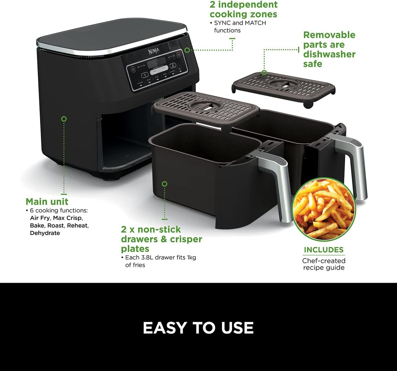 Air Fryers What Can The Ninja Foodi Do Ninja Foodi 10-in-1 Smart