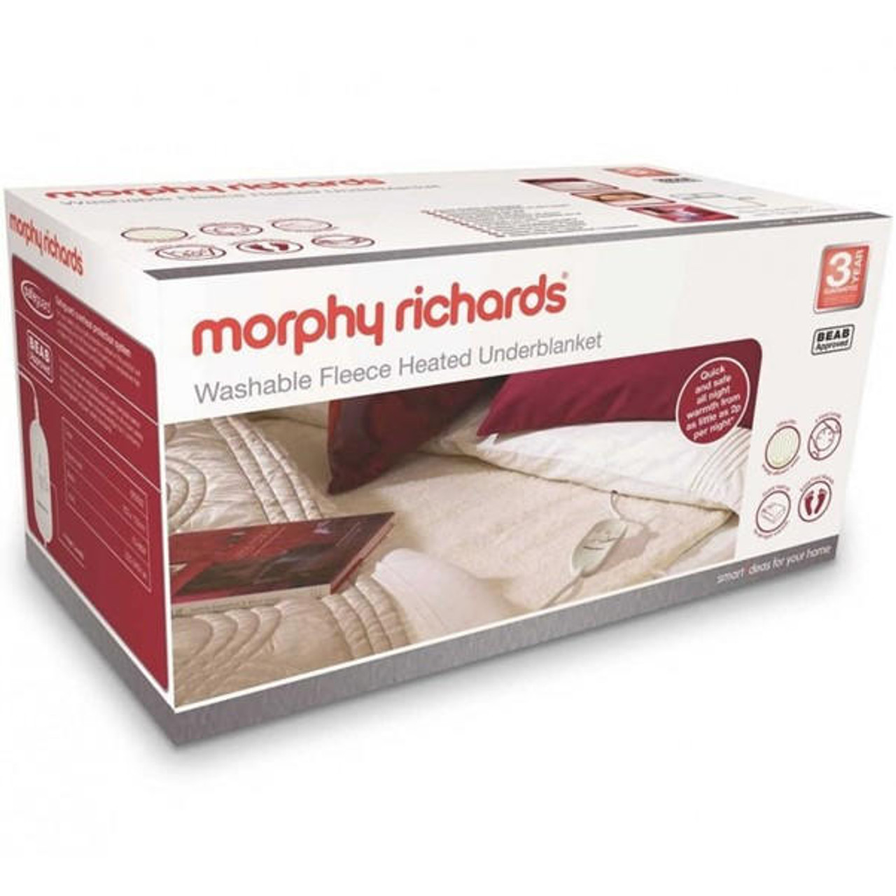 Morphy Richards Fleece Heated Double Underblanket expert.ie