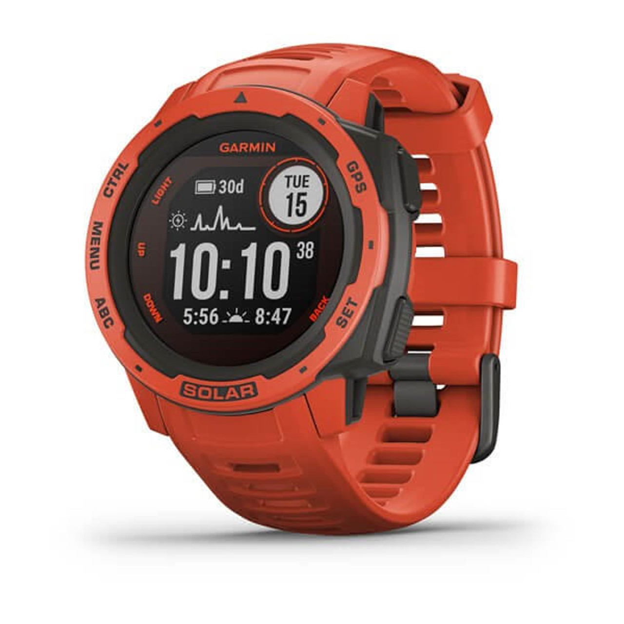 Red sales garmin watch