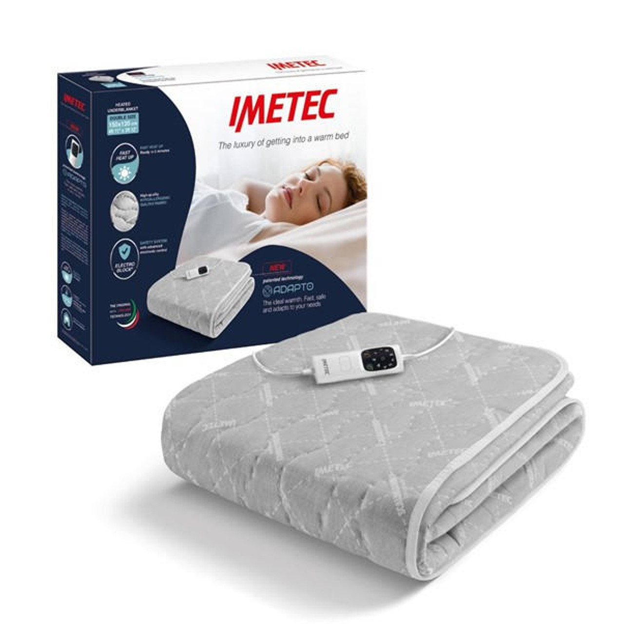 Imetec Double Dual Control Electric Underblanket 16942 expert.ie