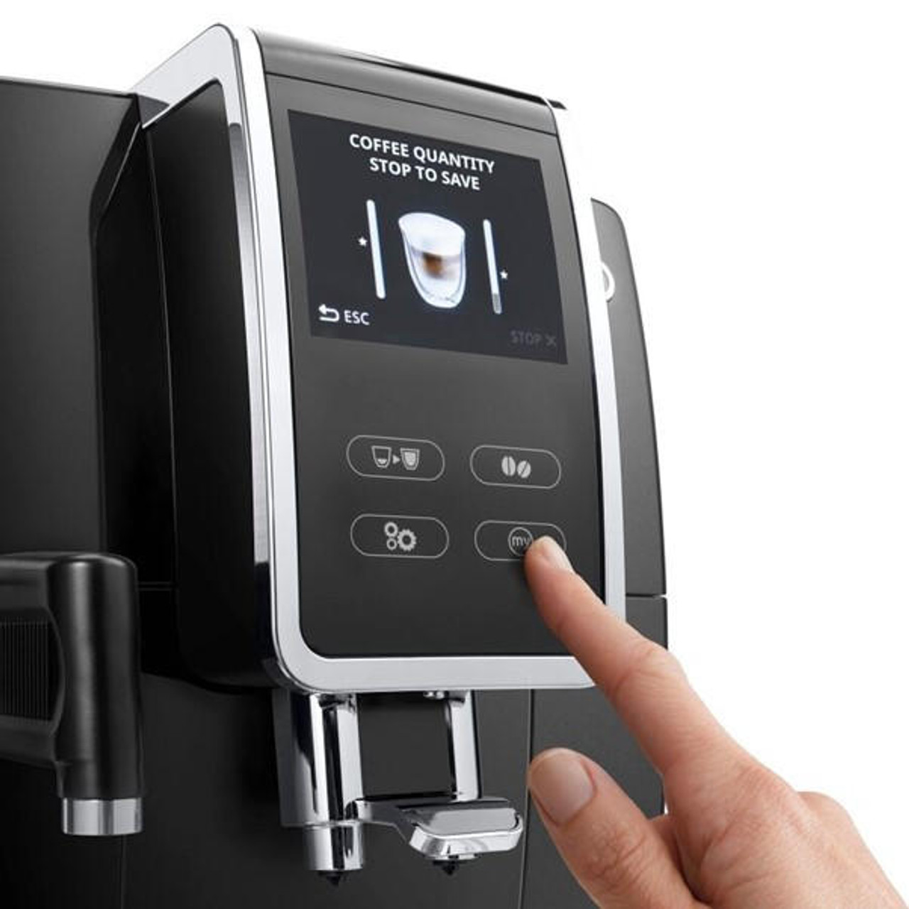 De'Longhi Dinamica Plus with LatteCrema System, Fully Automatic Coffee  Machine, Colored Touch Display & Reviews