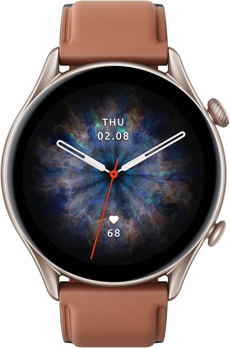 Amazfit GTR 3 Pro Brown Leather | 146-W2040OV3N - expert.ie