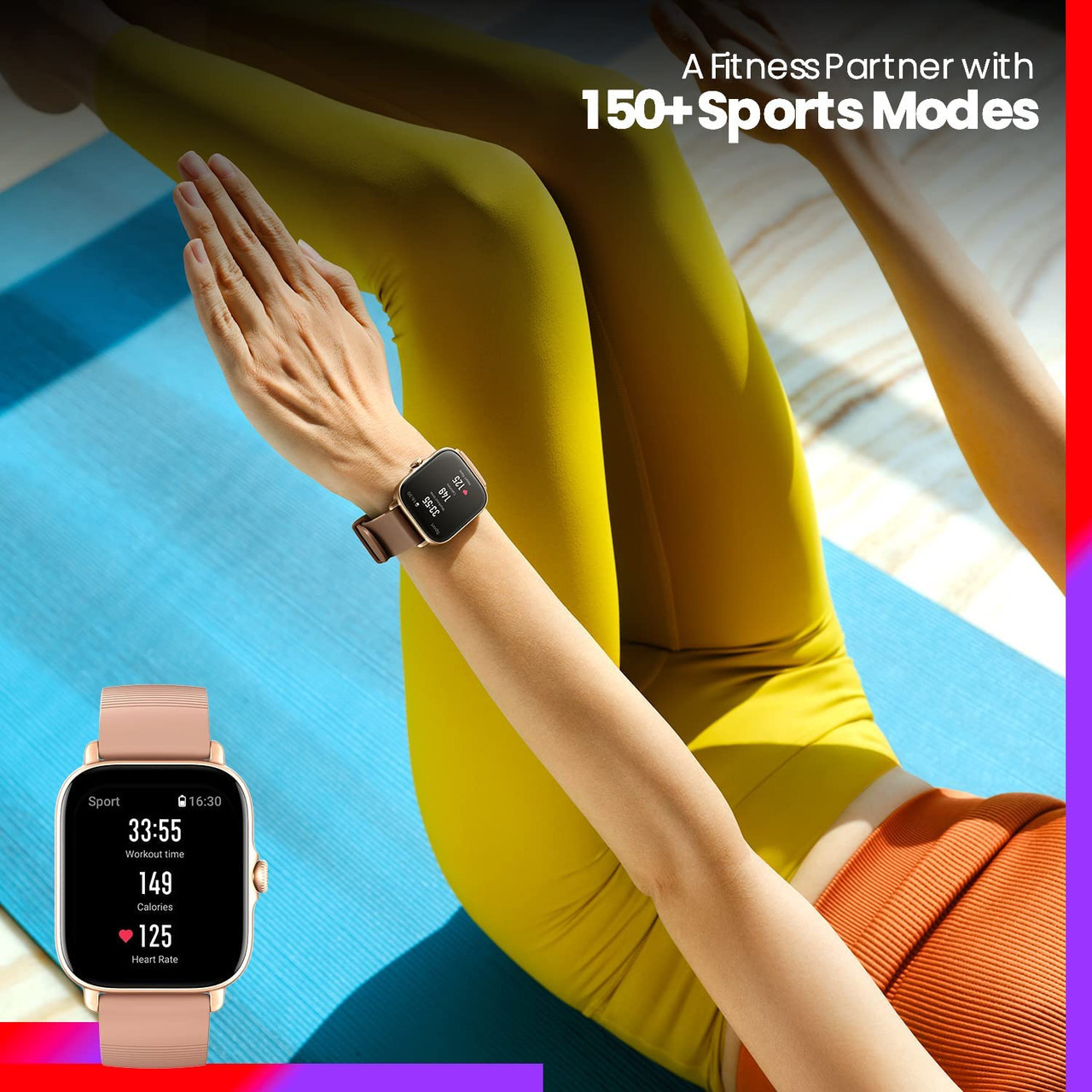 Amazfit GTS 4 Smartwatch(150+ Sports Modes, Super Slim & Light weight, –  ALL IT Hypermarket