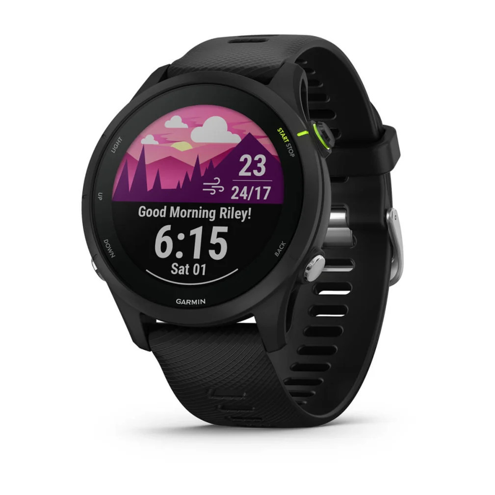 Garmin Forerunner 255 Music GPS Running Watch, Black 010-02641