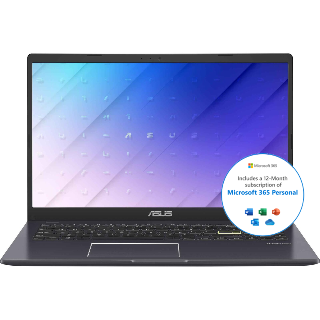 ASUS VivoBook 14 Laptop, Intel Pentium Processor, 4GB RAM, 128GB SSD, 14  Full HD, Black