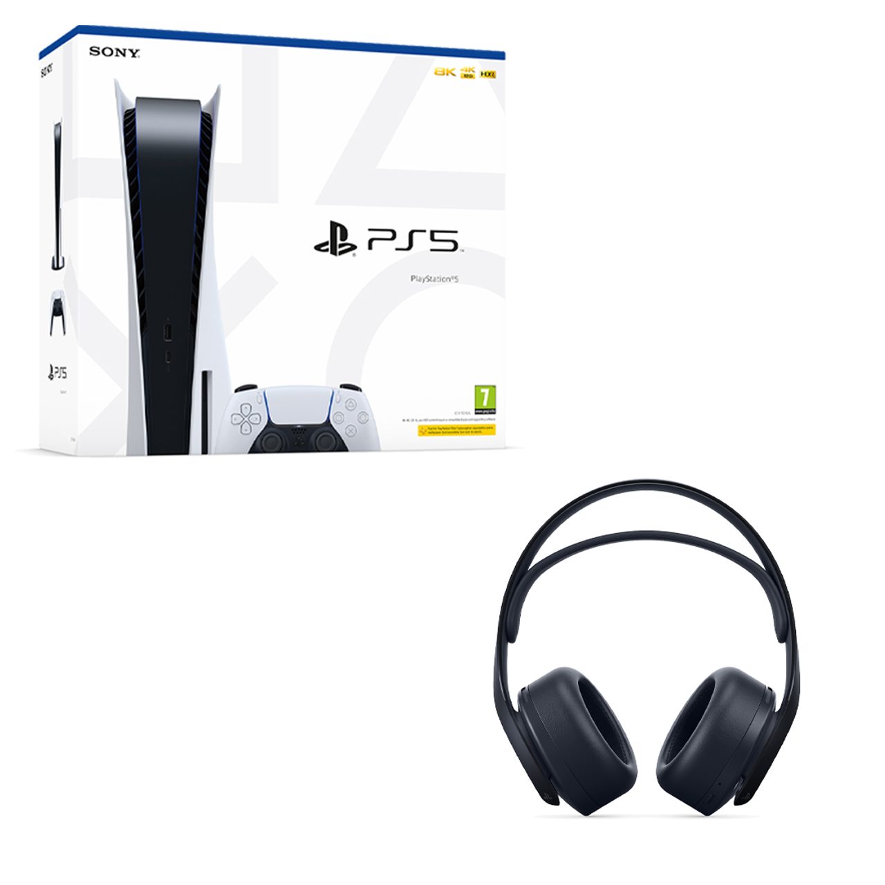 PlayStation 5 Console and PULSE 3D Wireless Headset Bundle