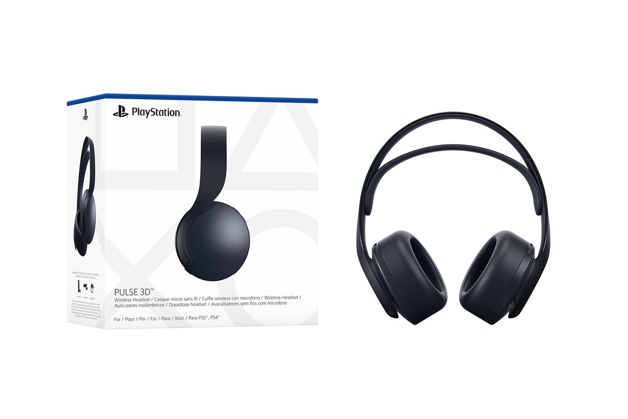 3D 9833994 Headset 5 Black Wireless PULSE | PlayStation