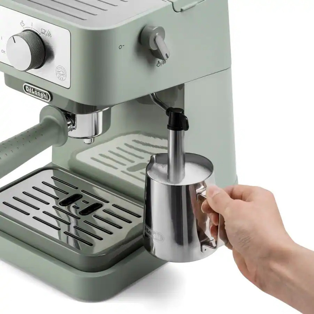 DeLonghi Stilosa Manual pump espresso coffee machine Green