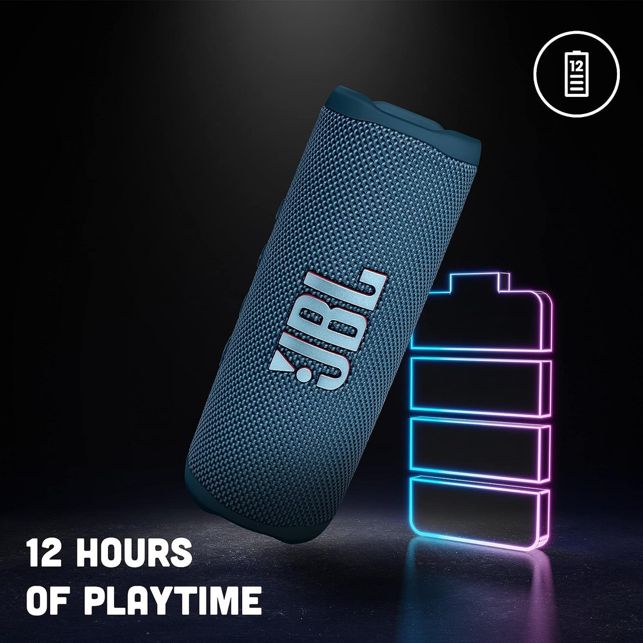 JBL Flip 6 portable bluetooth speaker Blue | JBLFLIP6BLU - expert.ie