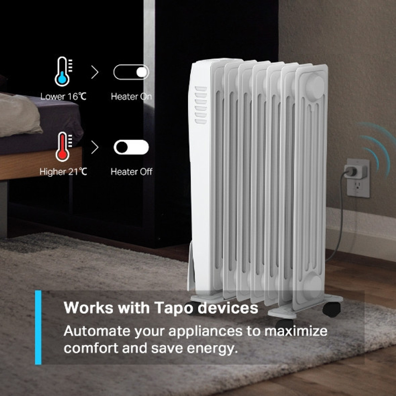 TP-Link Tapo T310 Smart Temperature/Humidity Sensor & Tapo H100 Smart Hub  with Chime