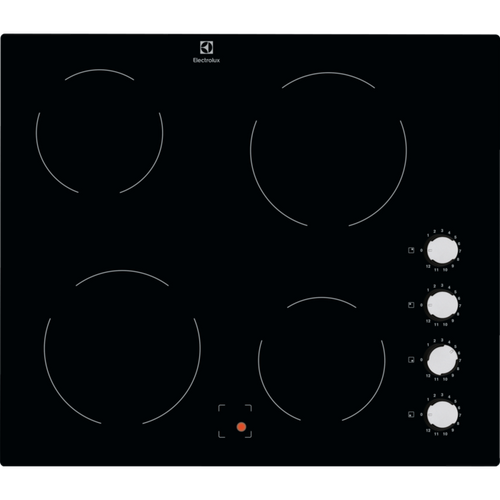 Electrolux 60cm Electric Ceramic Hob Black EHF6140ISK expert.ie