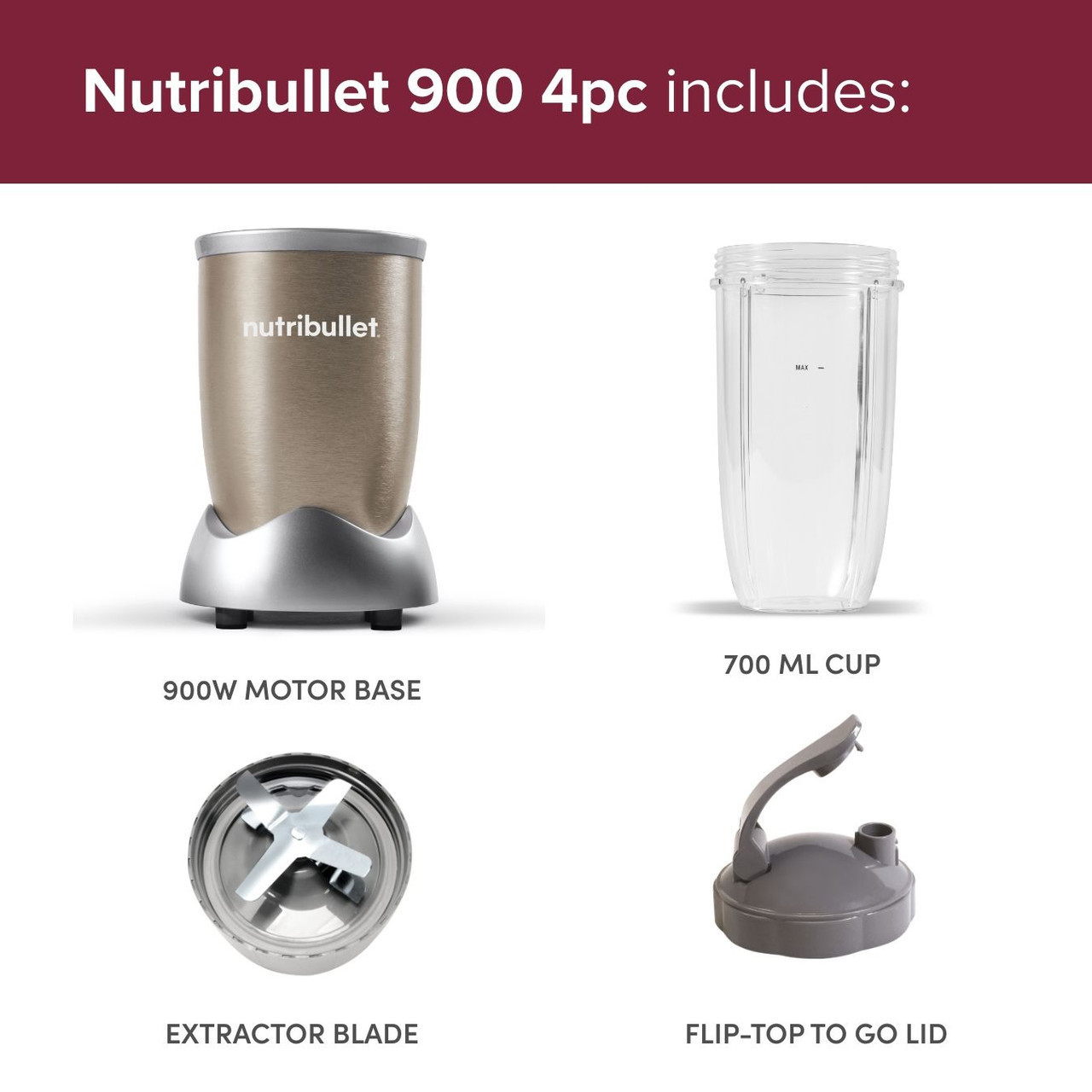 32 Oz Nutribullet Replacement Blade Cup Kit Extractor Blade
