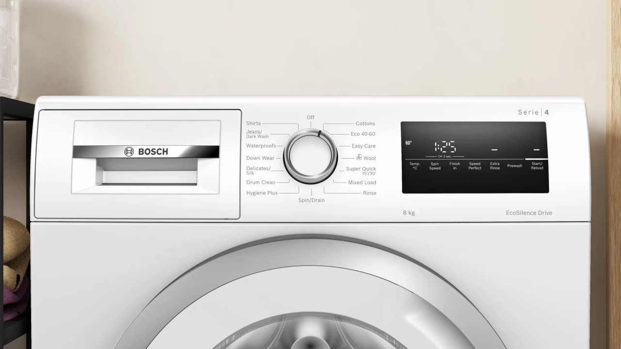 Bosch Series 4 8KG 1400 Spin Freestanding Washing Machine White