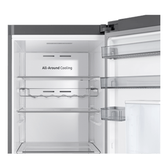 Model Refined Inox Samsung Tall One Door Fridge with Wi-Fi Embedded & SmartThings ...