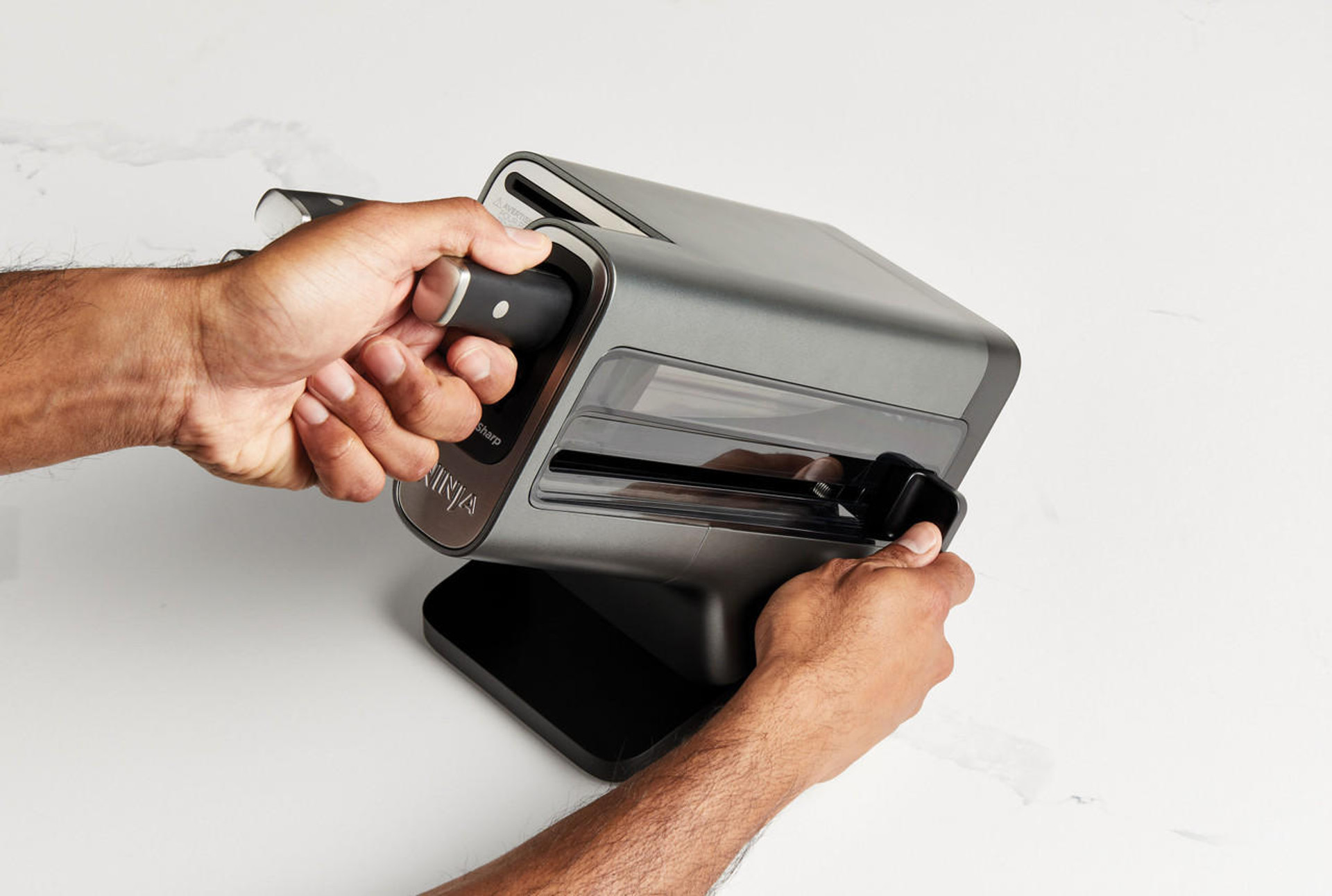 Ninja Knife Block with integrated knife sharpener K32005UK