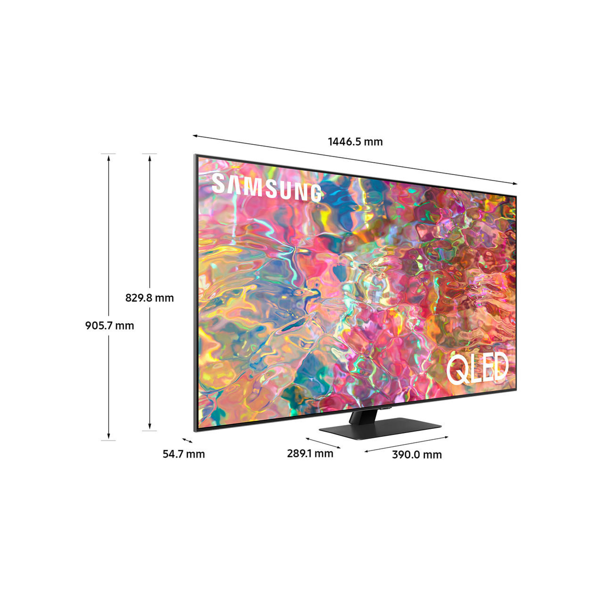 Samsung 65” Q80c Qled 4k Hdr Smart Tv Qe65q80catxxu Expertie 3639