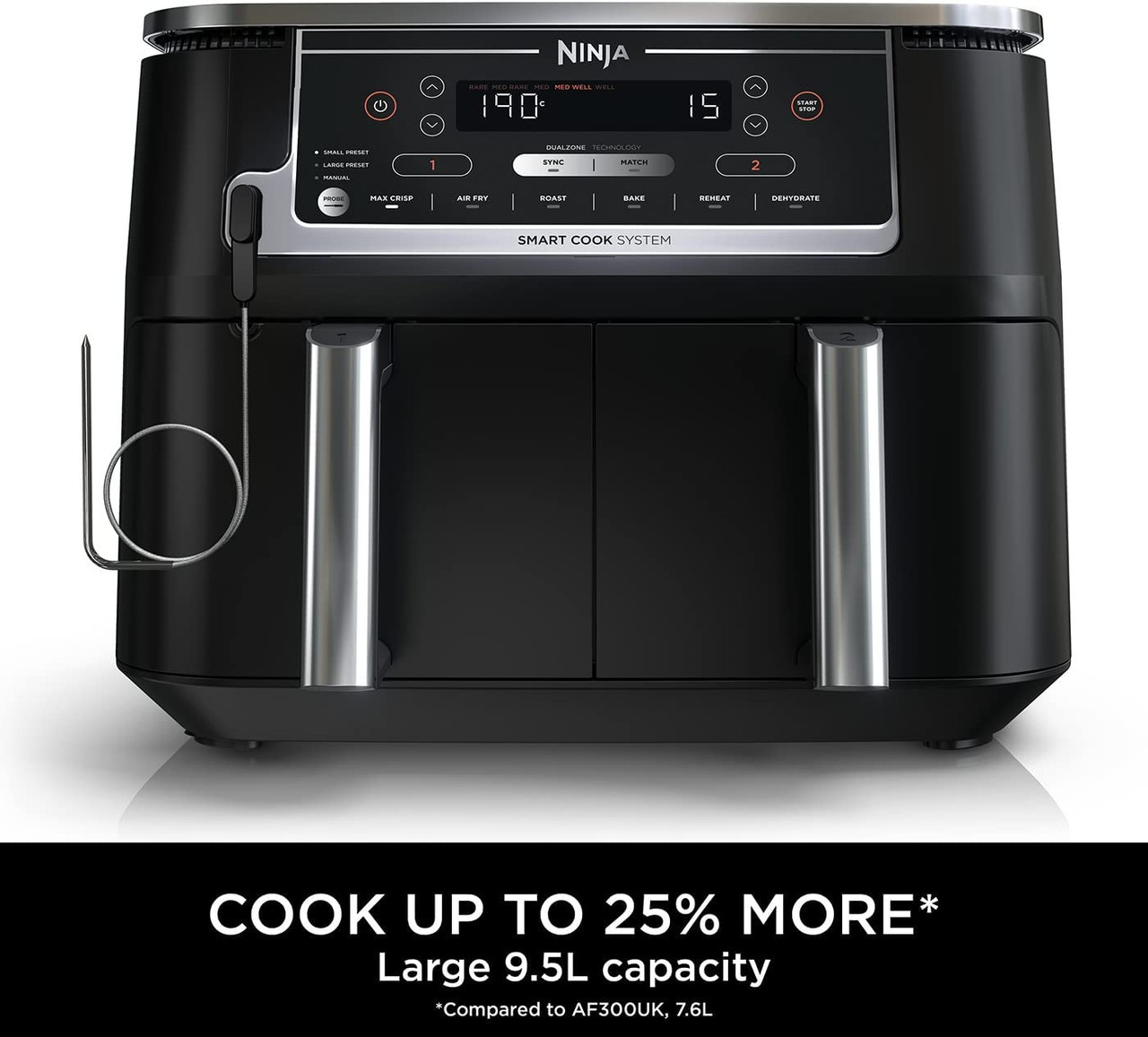 2 Pièces Moule Silicone Air Fryer, Accessoire Air Fryer pour Ninja