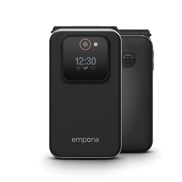  Emporia Joy LTE Flip Mobile Phone - Black | V228i-LTE_001 