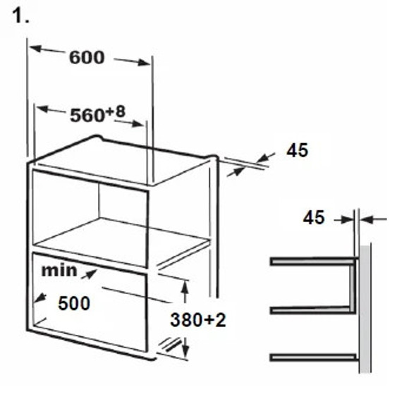 PowerPoint 25 Litre Built In Microwave | P22925INTSS