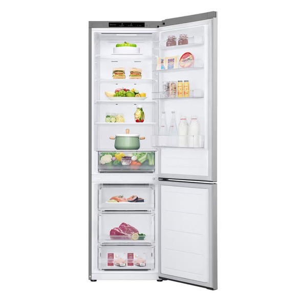 LG 387L Free Standing Fridge Freezer - Prime silver | GBV22L0EPY.APYQLGT