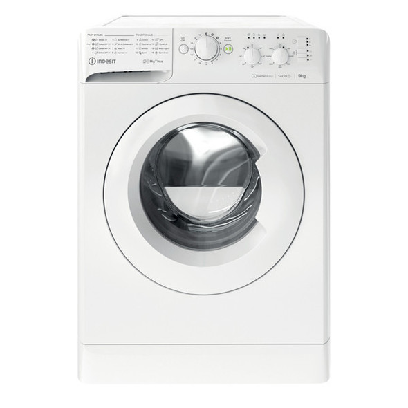 Indesit 9kg My Time Washing Machine 1400rpm  - White | MTWC 91495 W UK N