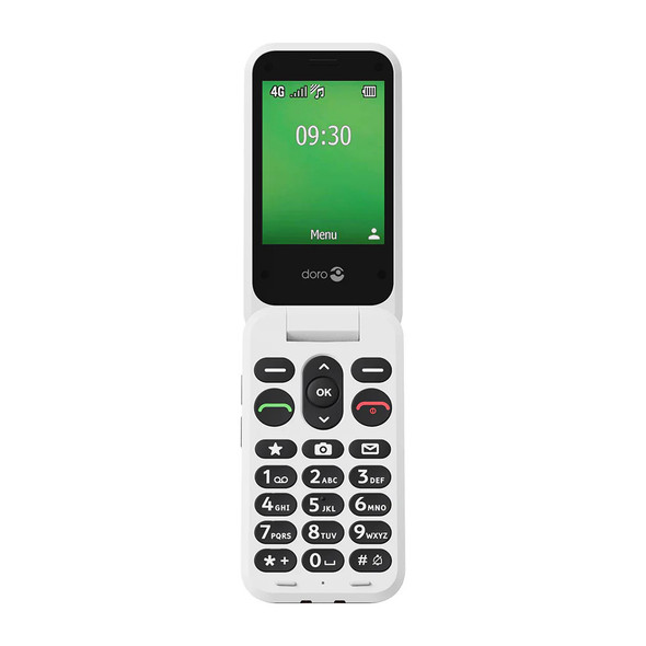  Doro Leva E30 Flip Mobile Phone - Black and White | 1031069 