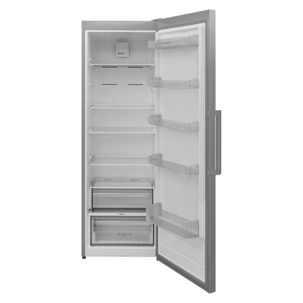 Nordmende NordMende 60cm Freestanding 186cm Tall Larder Fridge - Stainless Steel | RTL400RIX 