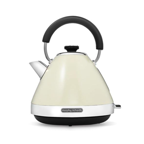  Morphy Richards Venture Pyramid Kettle - Cream | 100132 
