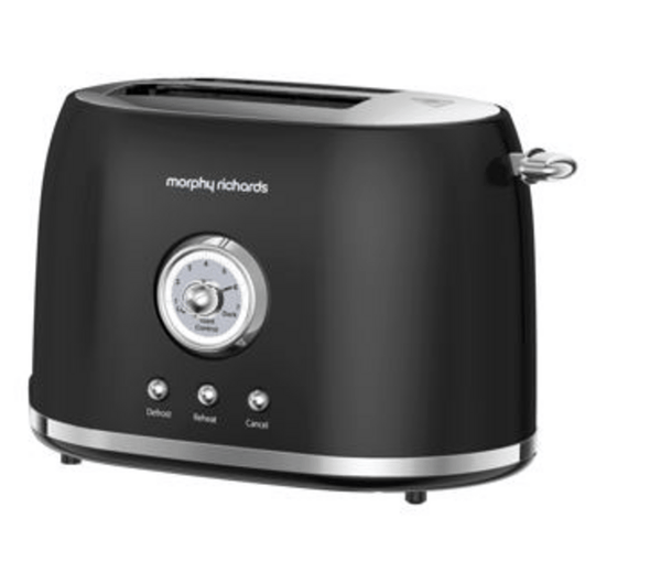  Morphy Richards Colour Boutique 2-Slice Toaster - Black | 980603 