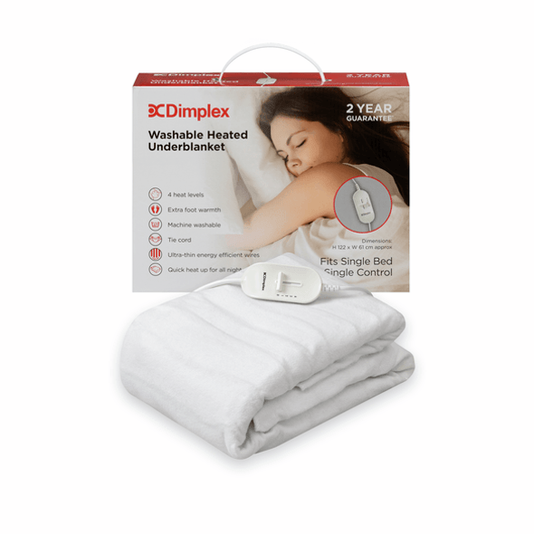  Dimplex Single Washable Heated Underblanket | DUB1001 