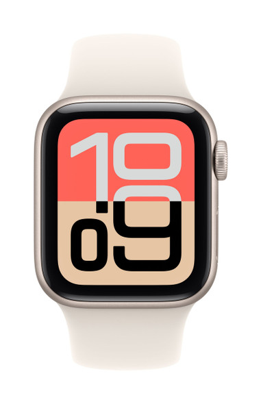  Apple Watch SE 3 GPS 40mm Starlight Aluminium Case with Starlight Sport Band - S/M | MEH34MP/A 