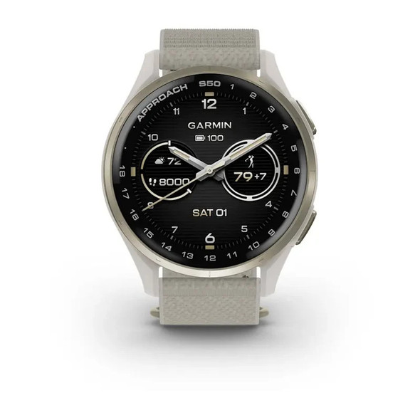  Garmin Approach S50 Golf Smartwatch - Cream Gold | 010-03010-01 
