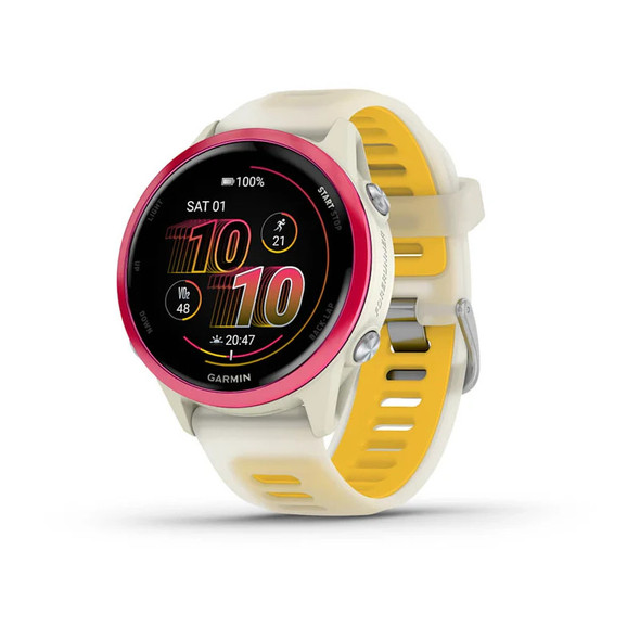  Garmin  Forerunner 570 - 42MM Smartwatch - Bone/Raspberry/Mango | 010-02970-02 
