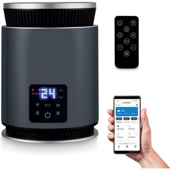  Black & Decker 1.8KW Smart ceramic heater | BXSH37030GB 