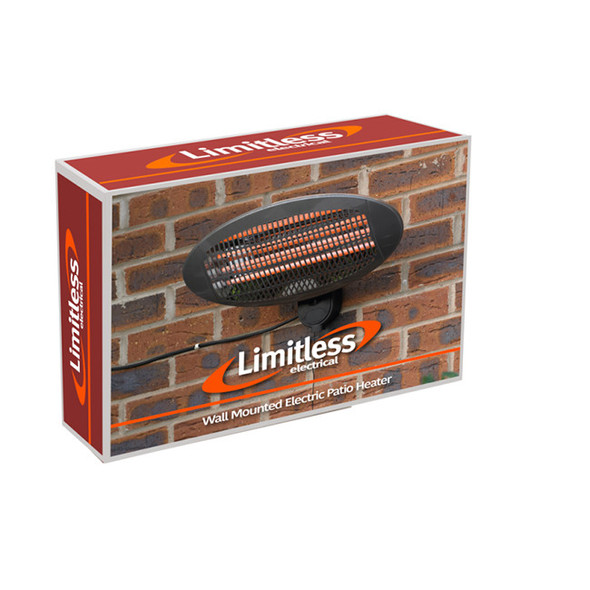  Limitless HEAT1300 Wall Mounted Electric Patio Heater 