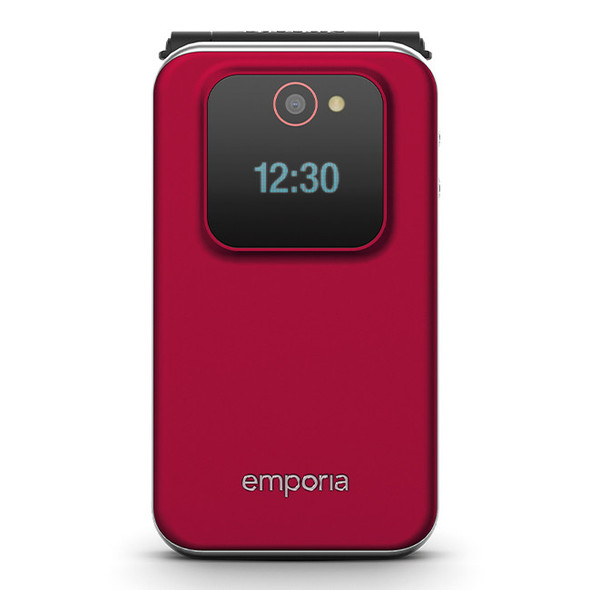 Emporia emporiaJOY-LTE V228i-LTE_V3_R Senior Mobile Phone 4G Volte Flip Mobile Phone with Emergency Call - Red 