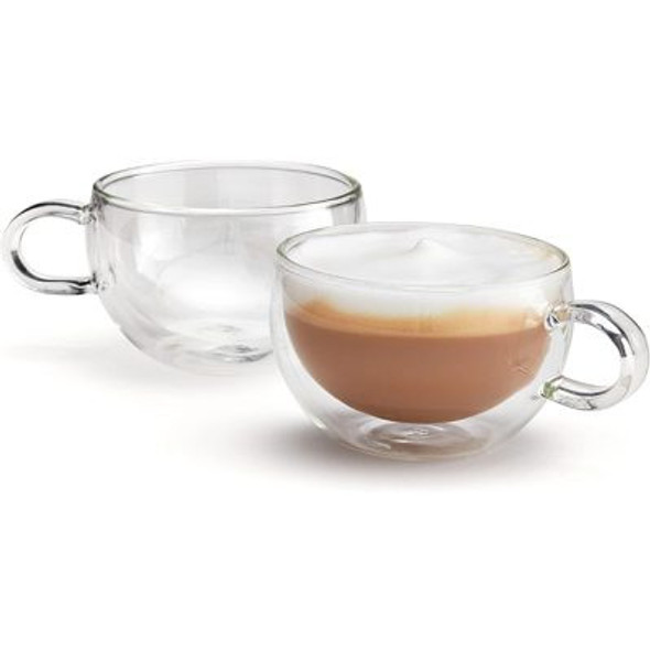  Judge Duo JDG62, 2 Piece Cappuccino Glass Set, 250ml 