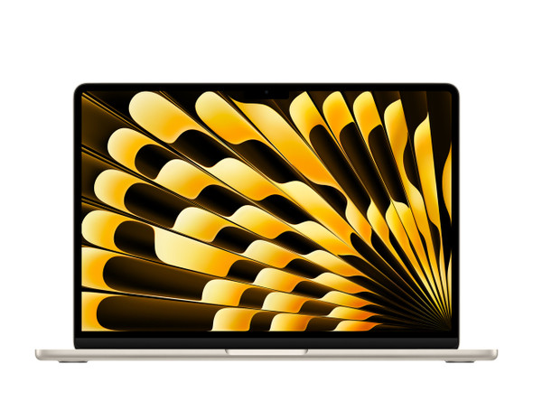  Apple 13" MacBook Air | Apple M4 chip with 10-core CPU and 8-core GPU | 16GB RAM | 256GB SSD - Starlight | MW0Y3B/A 