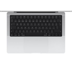  Apple 14" MacBook Pro: Apple M5 chip with 10‑core CPU and 10‑core GPU, 16GB, 512GB SSD - Silver | MDE44B/A 