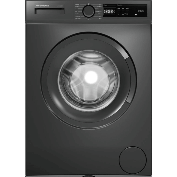 Nordmende NordMende 8kg Washing Machine 1200 Spin - Dark Inox | WMA1280DIX 