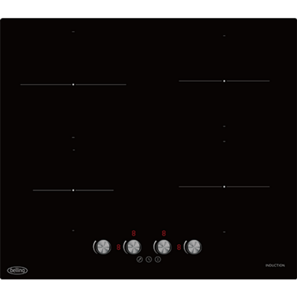 Belling 60cm Rotary Control Induction Hob - Black | BRIH60BK