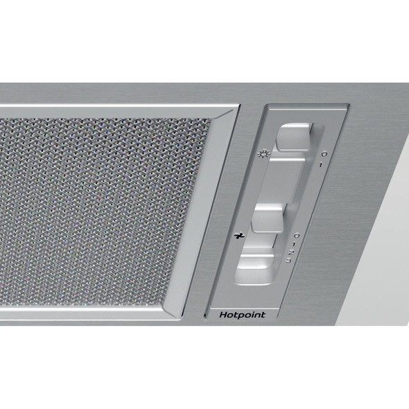  Hotpoint 60cm Integrated Canopy Cooker Hood | PCT64FLSS 