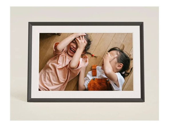  Aura Carver 10.1 Inch Digital Photo Frame - Gravel with White Matt | 307332 