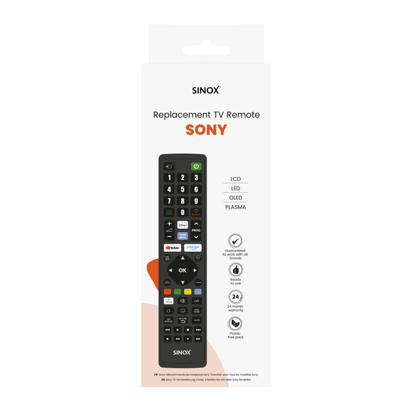 Sinox Sony Replacement TV Remote Control | 054744