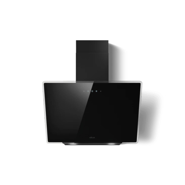 Elica 60cm Shire Vertical Hood - Black Glass | SHIRE60BL