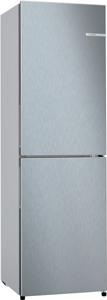 Bosch Series 2 Total No Frost free-standing fridge-freezer with freezer at bottom - Stainless steel | KGN27NLEAG