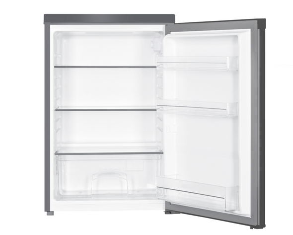 Belling 55cm Wide Freestanding Undercounter Larder Fridge - Black Steel | BL130BKIX