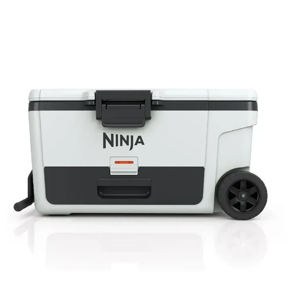  Ninja FrostVault 65QT/61L Wheeled Cooler with Dry Zone - Cloud White | FB265EUUKWH 