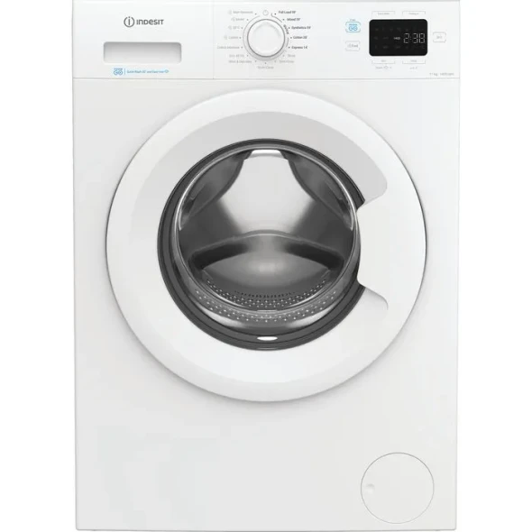 Indesit Push&Go 11kg Washing Machine with Steam - White | IP1146PUSH&GO