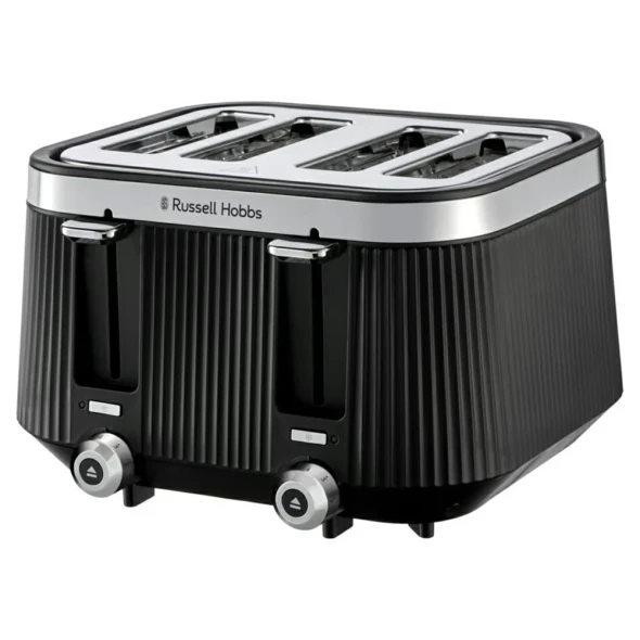  Russell Hobbs Bronte 4 Slice Toaster - Black | 26770 